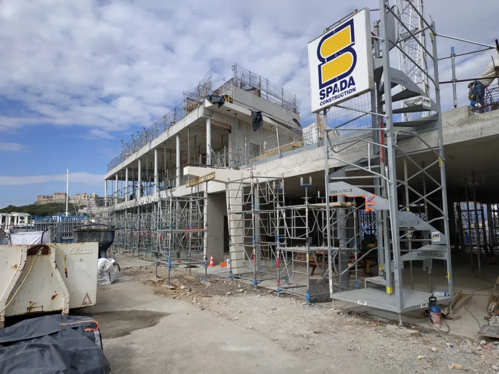 Groupe SPADA - Bâtiment, Environnement, Promotion et Aménagement sur la Côte d'Azur • Digue Est Port Vauban